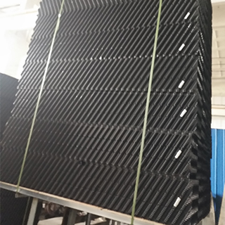 oblique cross pp pvc cooling tower fill