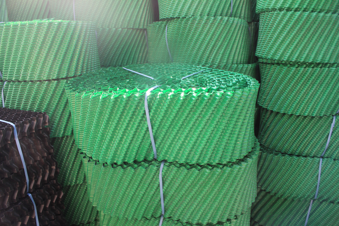 Many Round cooling tower fills in our factory